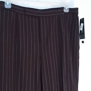Ralph Lauren brown pinstripe pants 16W